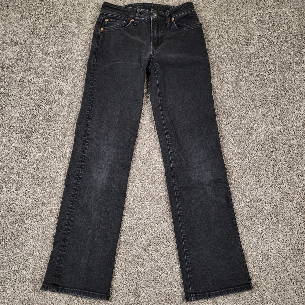 American Eagle Bootcut Jeans Mens 26x30 Black Excellent AirFlex+ 871446912